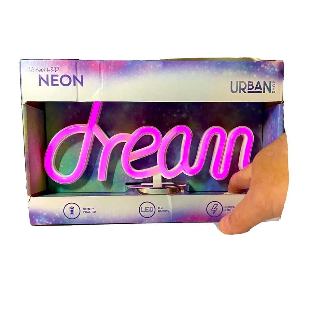 Neon Pink “Dream” light! Perfect for a night light or when you feel fabulous! 😎